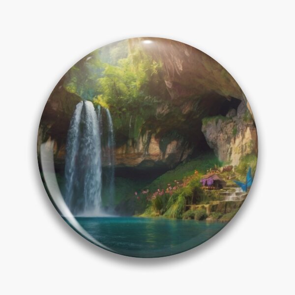 Item preview, Enchanted Forest Cave of Radiant Falls designed and sold by BlareBlare.