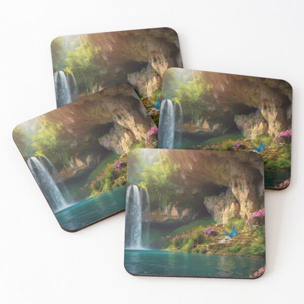 Item preview, Enchanted Forest Cave of Radiant Falls designed and sold by BlareBlare.