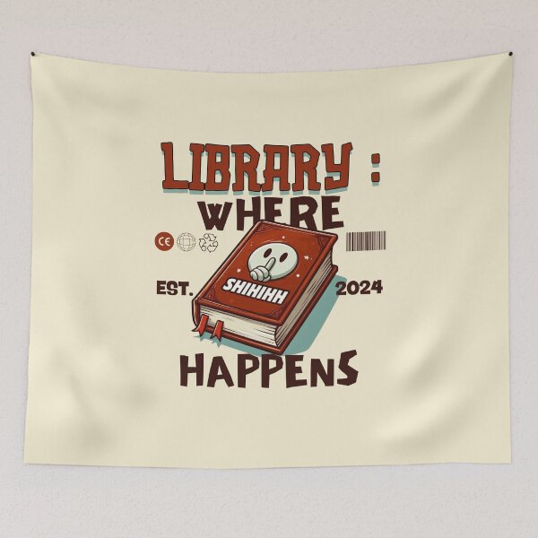 Item preview, Library : where the shuhhhhhh happens designed and sold by Peerless-Prime.
