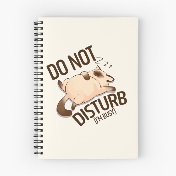Item preview, Sleepy Cat Nap: Do Not Disturb (I'm Busy) designed and sold by Charcoalart.