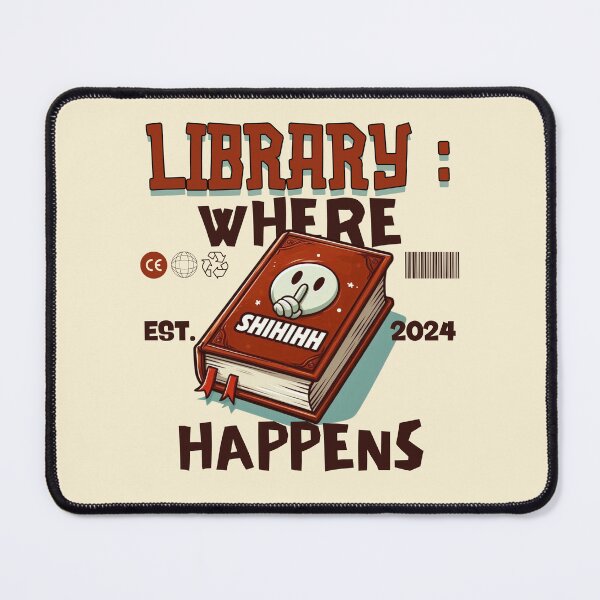 Item preview, Library : where the shuhhhhhh happens designed and sold by Peerless-Prime.