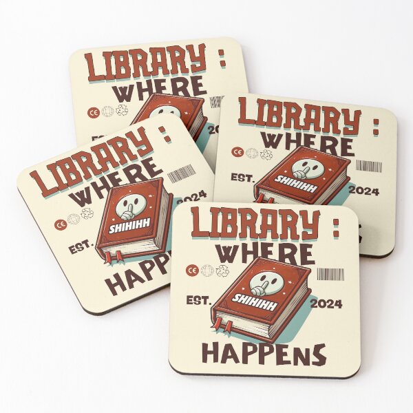 Item preview, Library : where the shuhhhhhh happens designed and sold by Peerless-Prime.