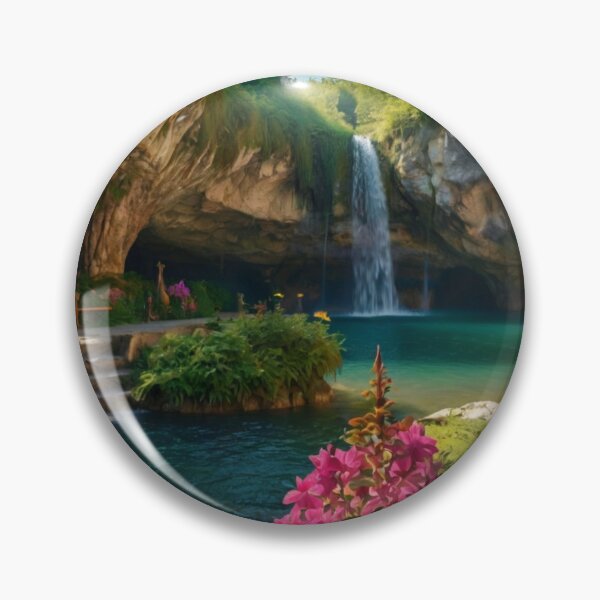 Item preview, Forest Sanctuary of the Enchanted Cave Falls designed and sold by BlareBlare.
