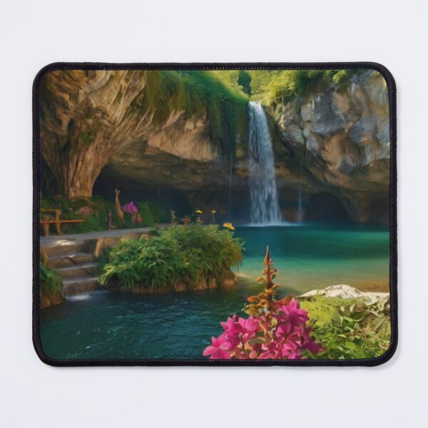 Item preview, Forest Sanctuary of the Enchanted Cave Falls designed and sold by BlareBlare.