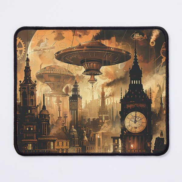 Item preview, Steampunk London Cityscape designed and sold by Wild Blue Designs NZ.