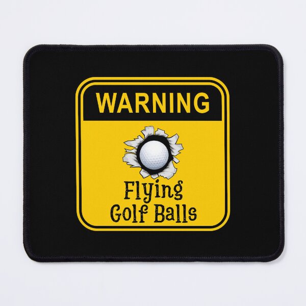 Item preview, Warning Sign - Flying Golf Balls designed and sold by StoneybrokeM.