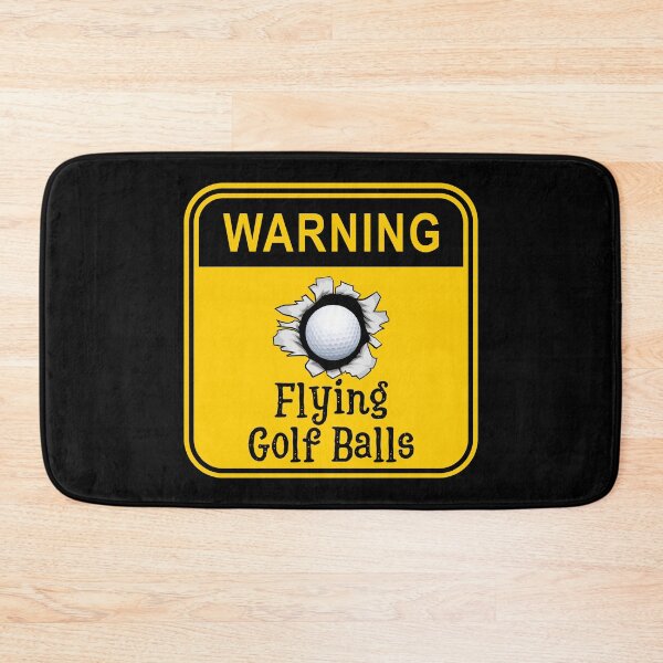 Item preview, Warning Sign - Flying Golf Balls designed and sold by StoneybrokeM.