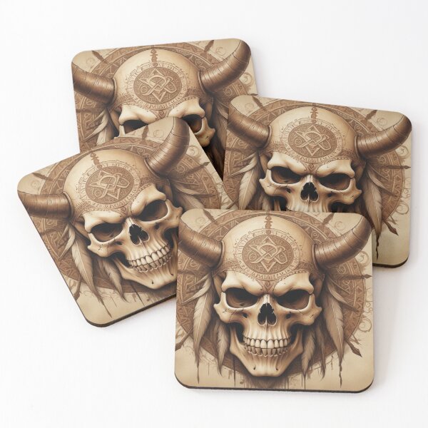 Item preview, viking skull designs designed and sold by 7Frank7.
