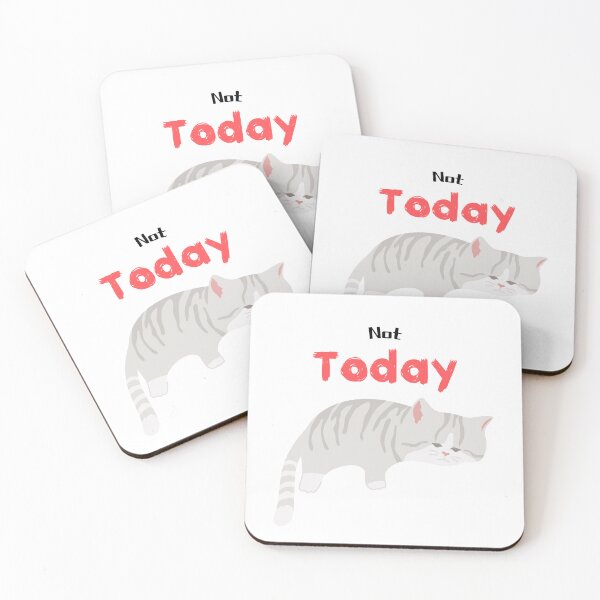 Item preview, Not today cat T- shirt designed and sold by Kstyle93.