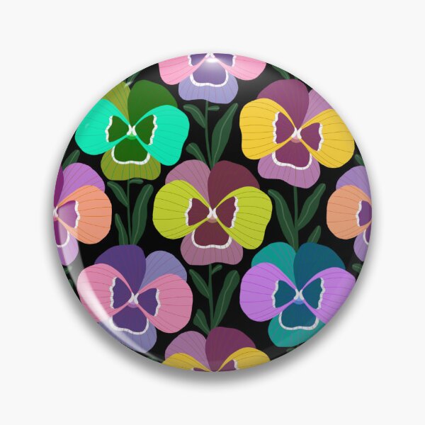 Artikelvorschau, Stiefmütterchen Schwarz Multicolor entworfen und verkauft von marialindemann.