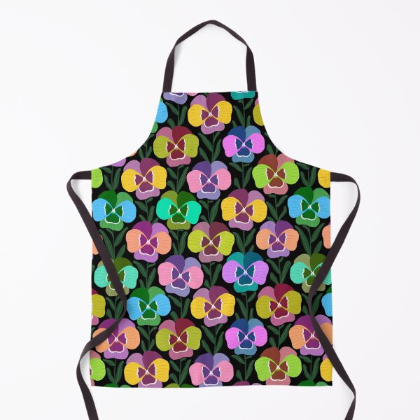 Artikelvorschau, Stiefmütterchen Schwarz Multicolor entworfen und verkauft von marialindemann.