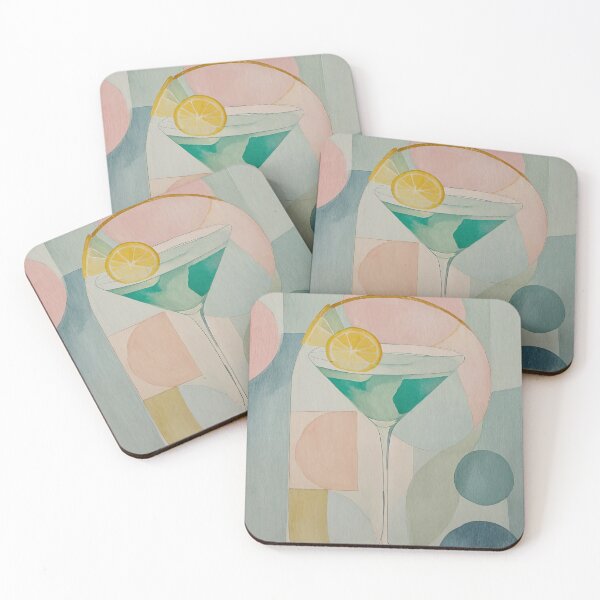 Item preview, Urban Elegance: Pastel Cosmopolitan Cocktail designed and sold by Lizetteh.