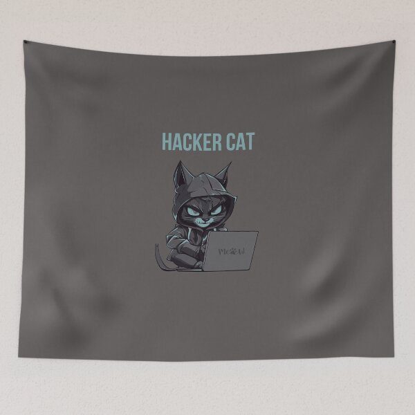 Item preview, Hacker Cat Master designed and sold by PCGraphicStudio.