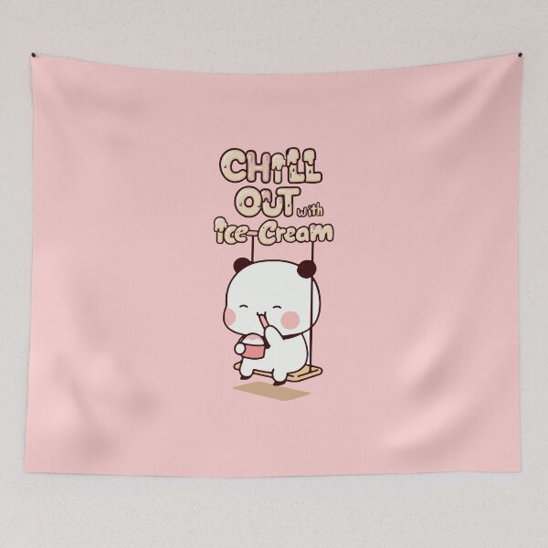Item preview, Chill Out with Ice Cream Panda Design - Cute and Relaxing Artwork designed and sold by FEBRICAST.