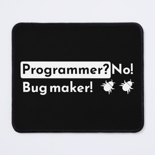 Item preview, Programmer? No! Bug maker! - short black designed and sold by Warrioll.