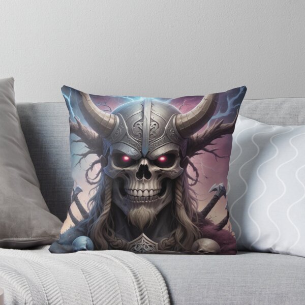 Item preview, diseños de calaveras vikingas designed and sold by 7Frank7.