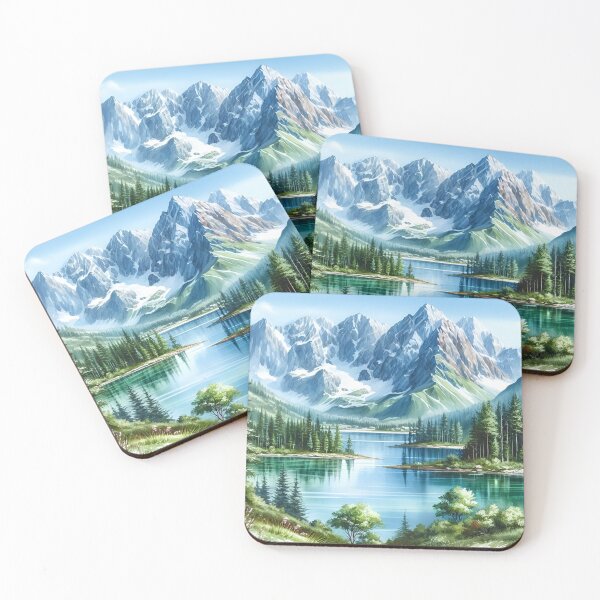 Item preview, Serene Mountain Lake designed and sold by Fashiospice07.