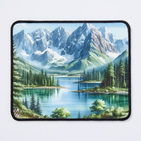 Item preview, Serene Mountain Lake designed and sold by Fashiospice07.