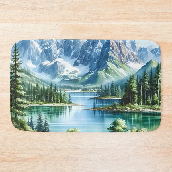 Item preview, Serene Mountain Lake designed and sold by Fashiospice07.