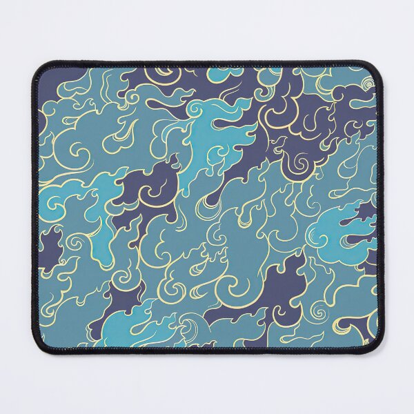 Item preview, Abstract of Vintage Blue Fire Pattern designed and sold by Teravill.