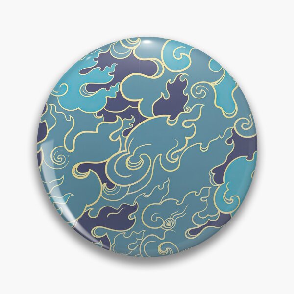 Item preview, Abstract of Vintage Blue Fire Pattern designed and sold by Teravill.
