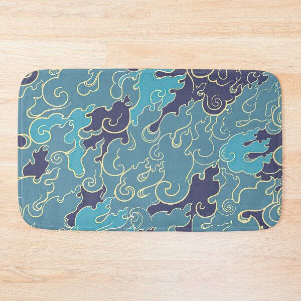 Item preview, Abstract of Vintage Blue Fire Pattern designed and sold by Teravill.