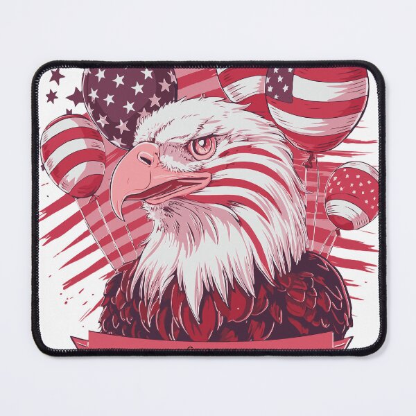 Item preview, Funny bald eagle head July 4th glorious history in t-shirt designed and sold by Saisaye.