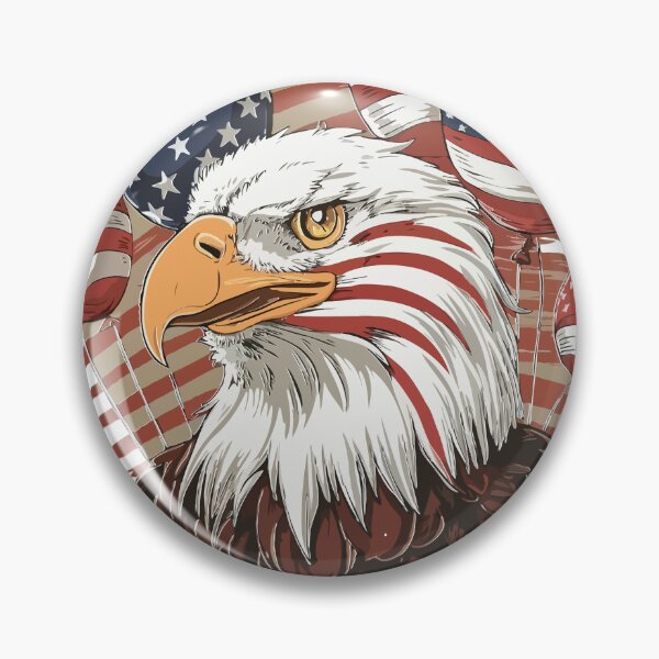 Item preview,  Funny bald eagle head July 4th glorious history in t-shirt designed and sold by Saisaye.