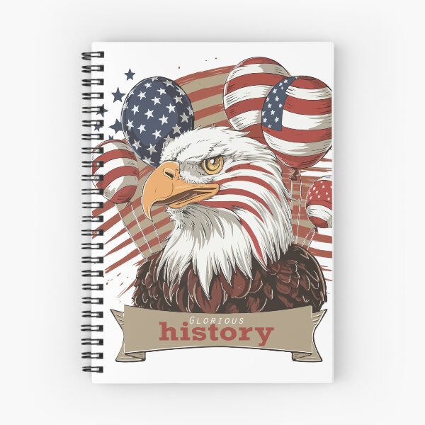 Item preview,  Funny bald eagle head July 4th glorious history in t-shirt designed and sold by Saisaye.