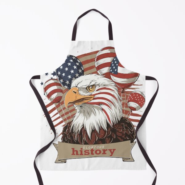 Item preview,  Funny bald eagle head July 4th glorious history in t-shirt designed and sold by Saisaye.