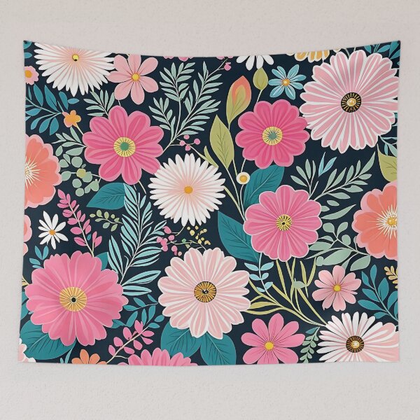 Item preview, Bright Floral Garden Pattern designed and sold by SportyAndArtful.