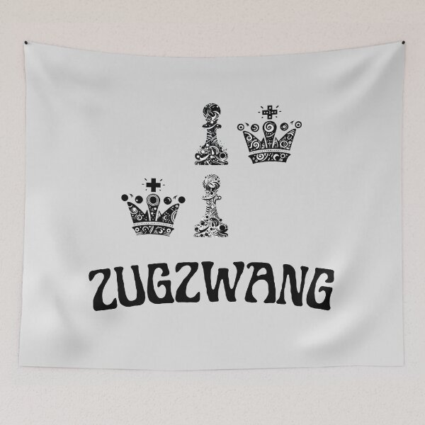 Item preview, Chess Art: Intricate Zugzwang Design (Trebuchet position) designed and sold by Nabucodonoshop.