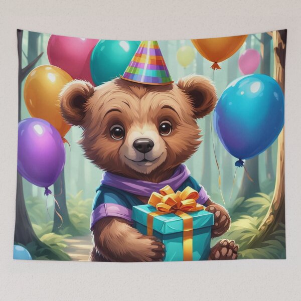 Item preview, Bear Balloons Birthday designed and sold by Jbl55.