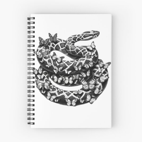 Item preview, Snake Design with Butterflies  designed and sold by DammyK89.