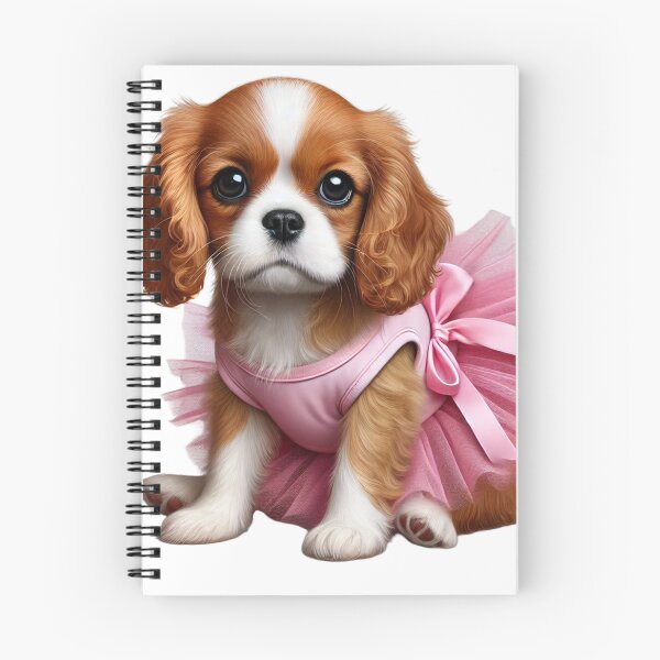 Item preview, Charming cocker spaniel puppy posing in a pink tutu. designed and sold by toypoodlemom.
