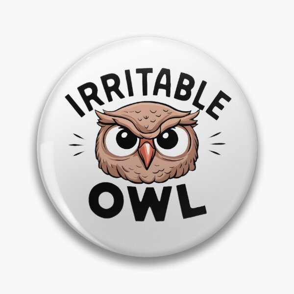 Item preview, Búho irritable designed and sold by Game-Graphics.