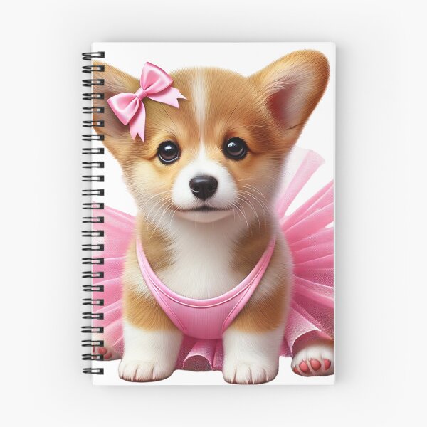 Item preview, Lovable corgi puppy in a baby pink tutu designed and sold by toypoodlemom.