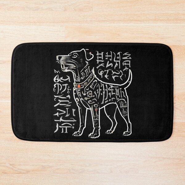 Item preview, Dog with Ancient Calligraphy designed and sold by DevemDavam.