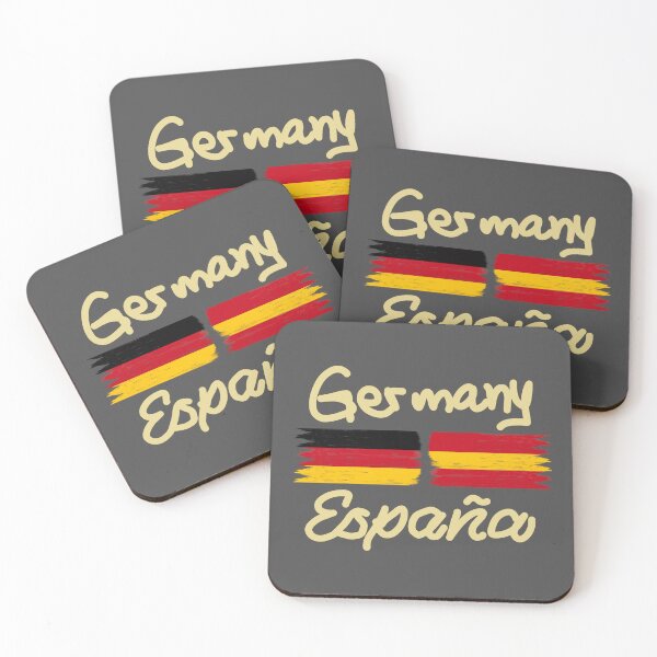 Artikelvorschau, Spanien Deutschland vintage Fahnen entworfen und verkauft von vibeno1.