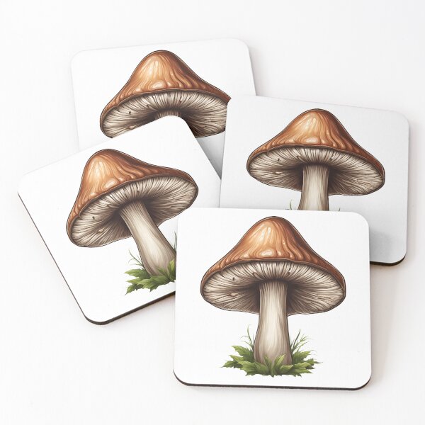Artikelvorschau, Braune Pilzillustration entworfen und verkauft von Creastore.