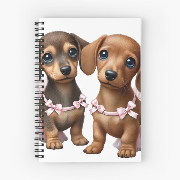 Item preview, Fluffy dachshund puppies in adorable pink tutus designed and sold by toypoodlemom.