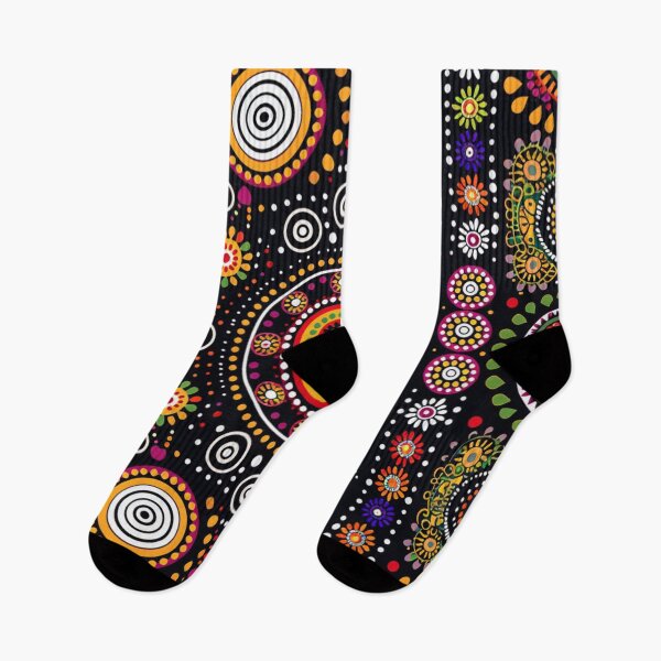 Item preview, Aboriginal Inspired Dot Art - Floristic Garden designed and sold by GrinGalore.