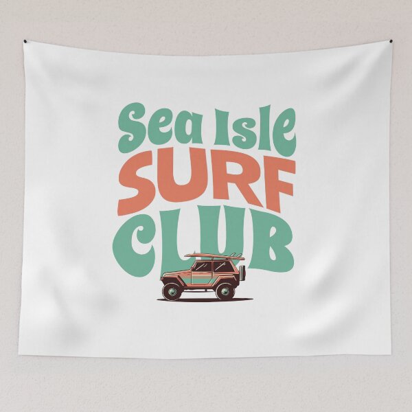 Item preview, Sea Isle Surf Club designed and sold by TropiCol Creations.