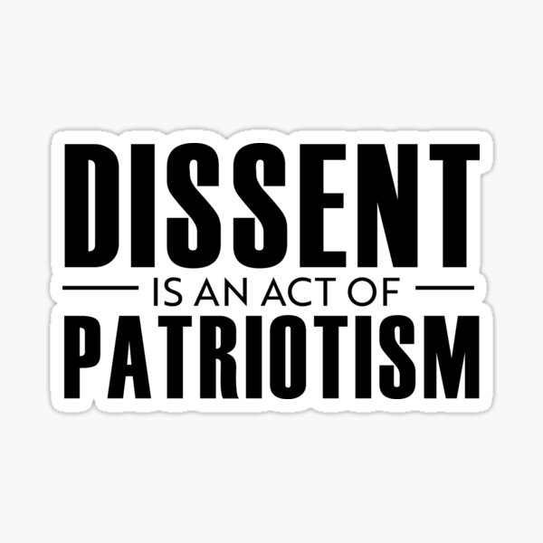 Artikel-Vorschau von Widerspruch ist ein Akt des Patriotismus, designt und verkauft von American Dissent.