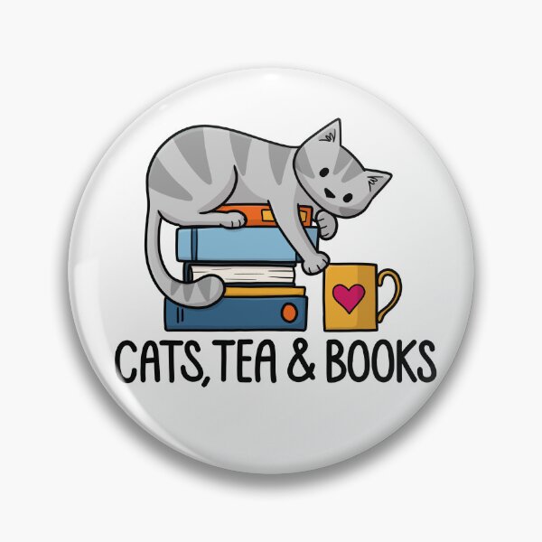 Item preview, Cats, tea and books designed and sold by doodlecats.