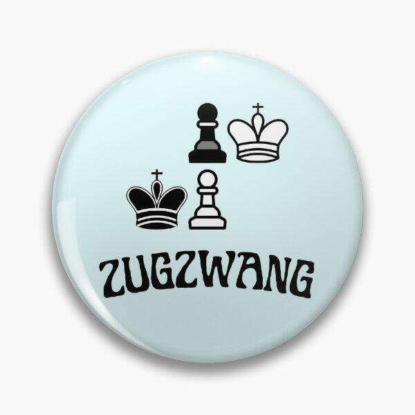 Item preview, Chess Art: Minimalist Zugzwang Design (Trebuchet position) designed and sold by Nabucodonoshop.