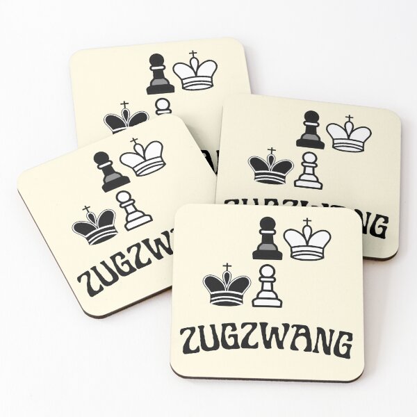 Item preview, Chess Art: Minimalist Zugzwang Design (Trebuchet position) designed and sold by Nabucodonoshop.
