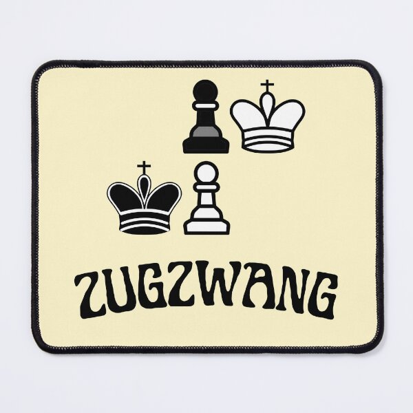 Item preview, Chess Art: Minimalist Zugzwang Design (Trebuchet position) designed and sold by Nabucodonoshop.