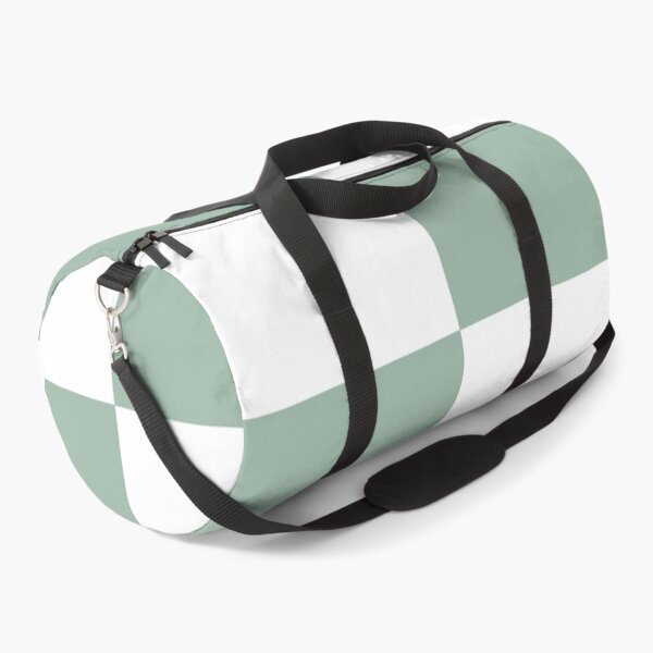 Item preview, MUTED GREEN and WHITE LARGE CHECKERS designed and sold by RachelMacht.