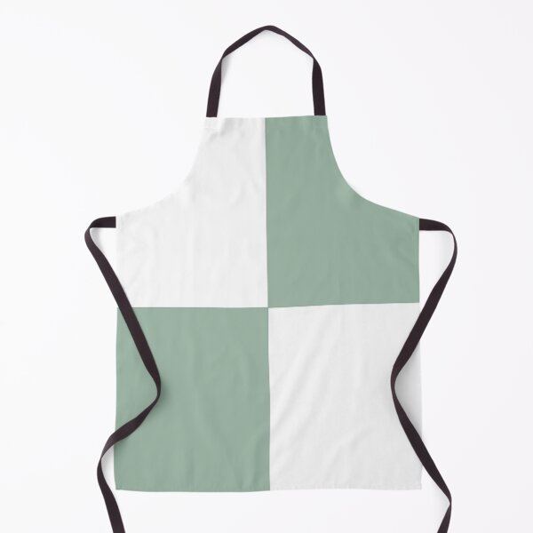 Item preview, MUTED GREEN and WHITE LARGE CHECKERS designed and sold by RachelMacht.